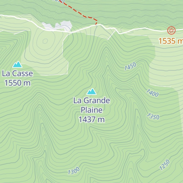 Map of La Grande Plaine