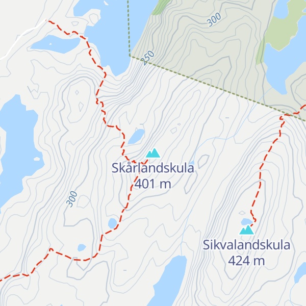 Map of Skårlandskula