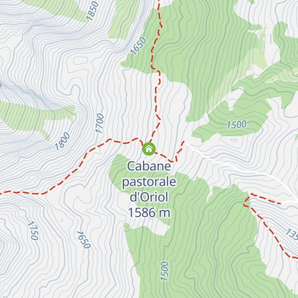 Map of Cabane pastorale d'Oriol
