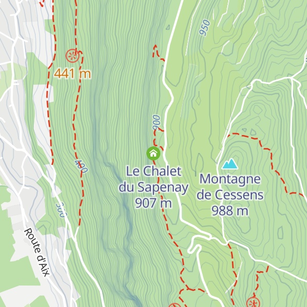 Map of Le Chalet du Sapenay