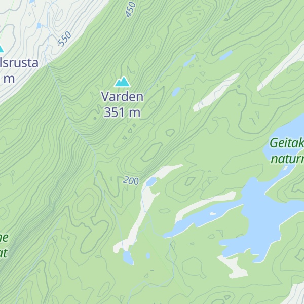 Map of Lønningshaugen