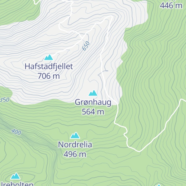 Map of Grønhaug