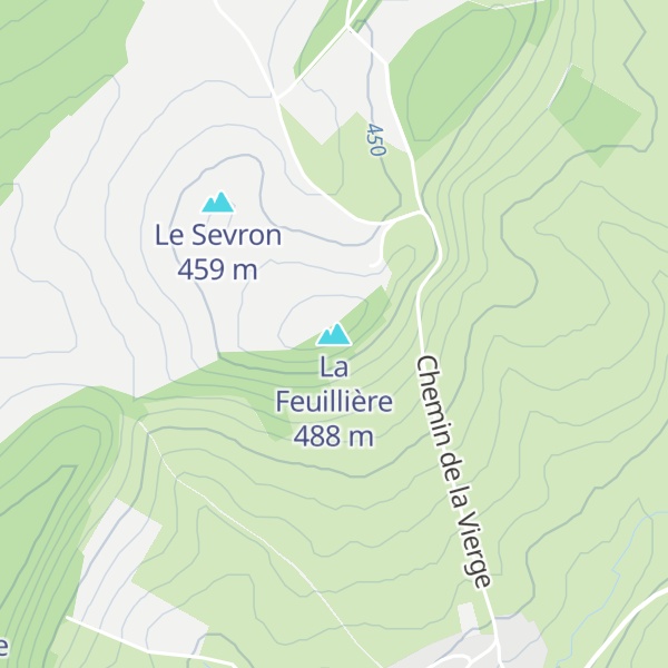 Map of La Feuillière