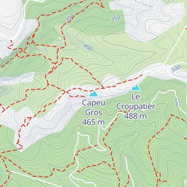 Map of Capeu Gros