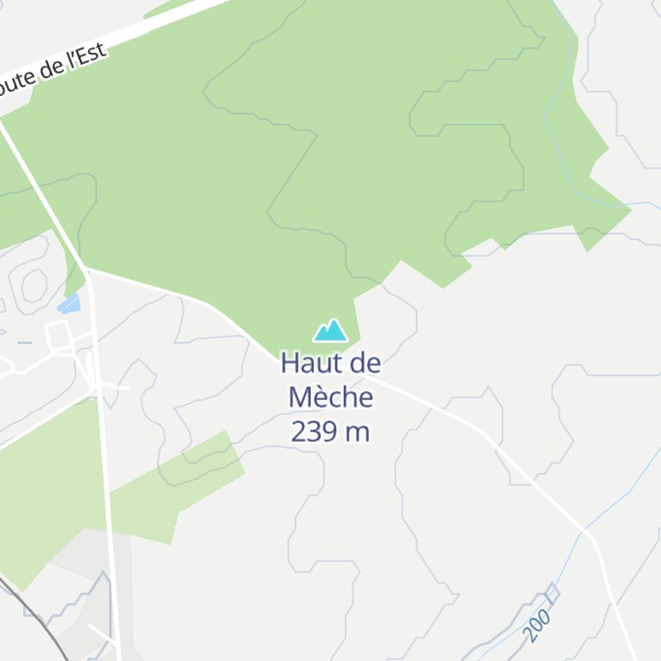 Map of Haut de Mèche