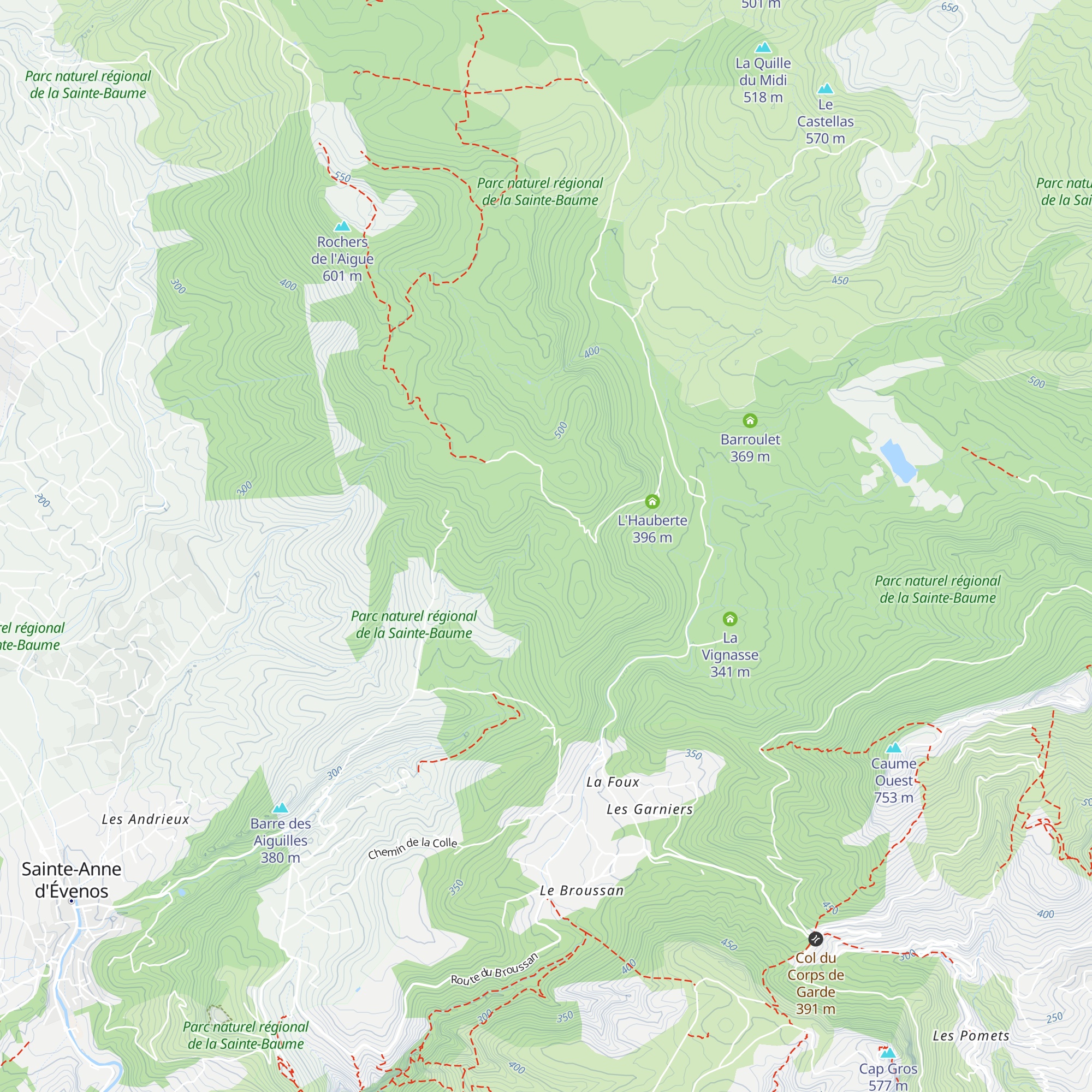 La Piosine map