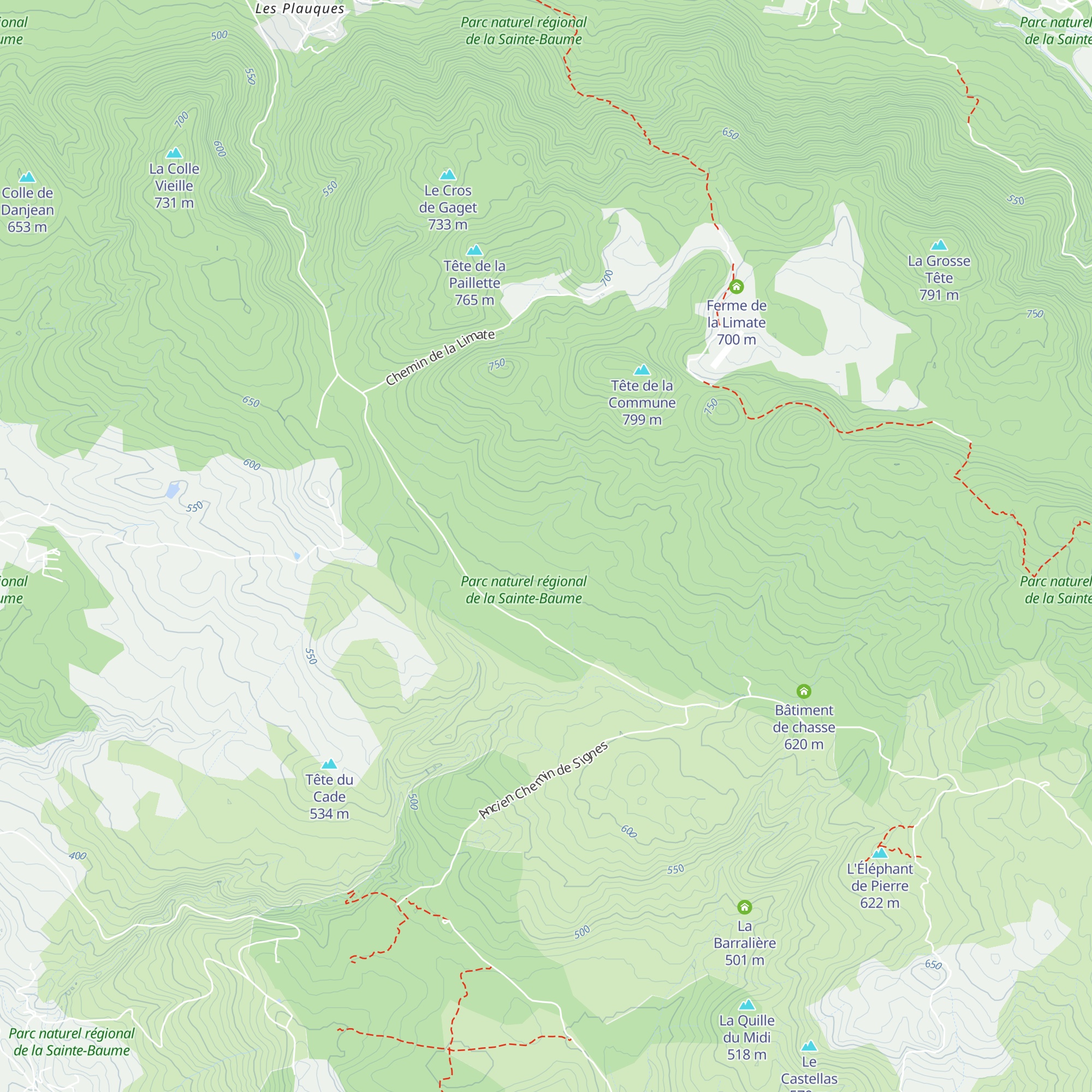 La Guicharde map