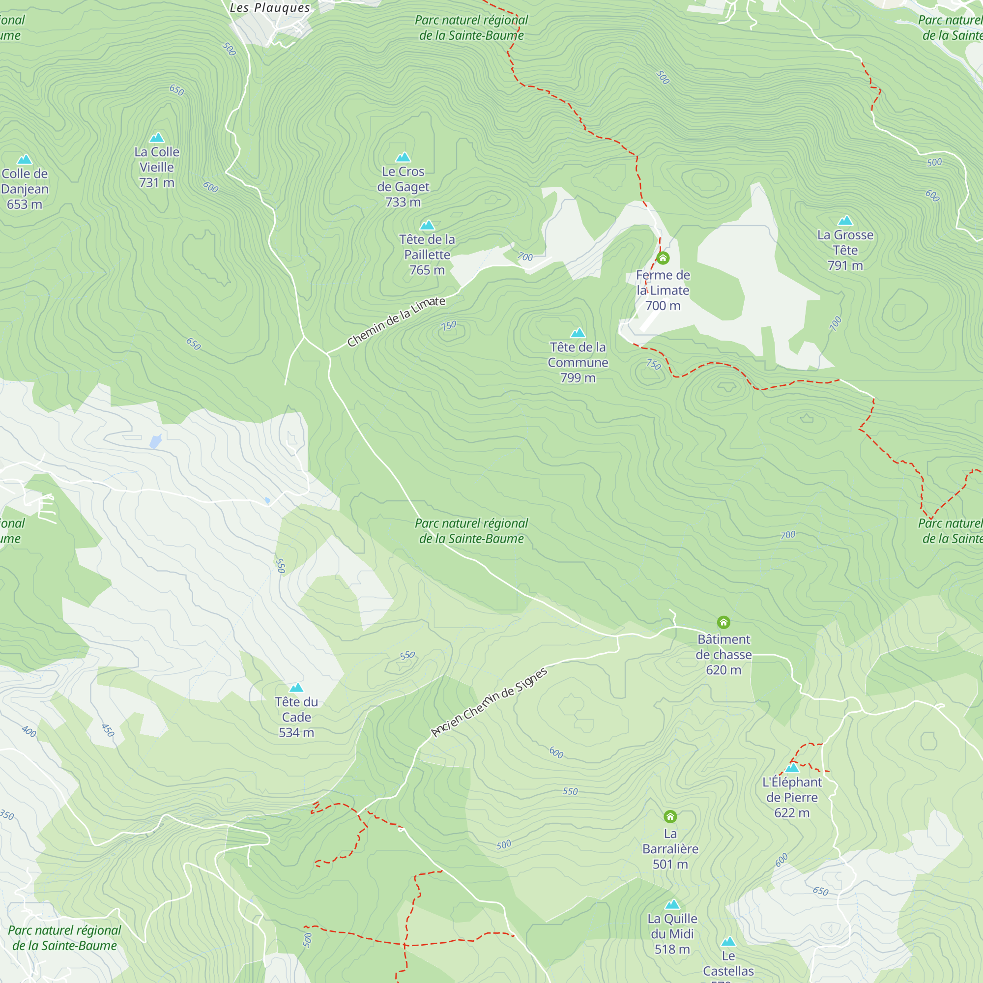 La Guicharde map