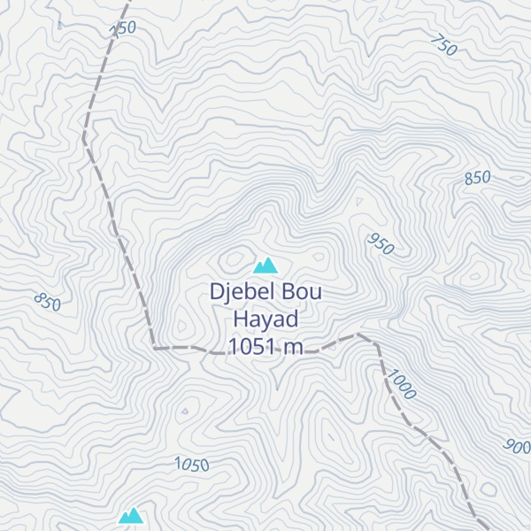 Map of Djebel Bou Hayad
