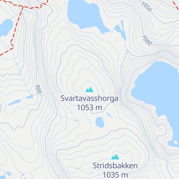 Map of Svartavasshorga
