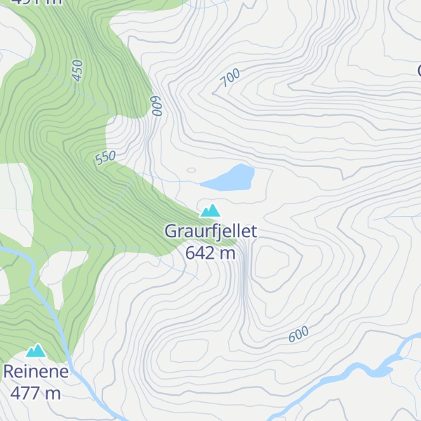 Map of Graurfjellet