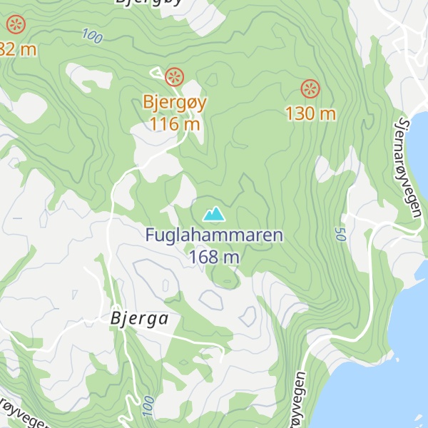 Map of Fuglahammaren