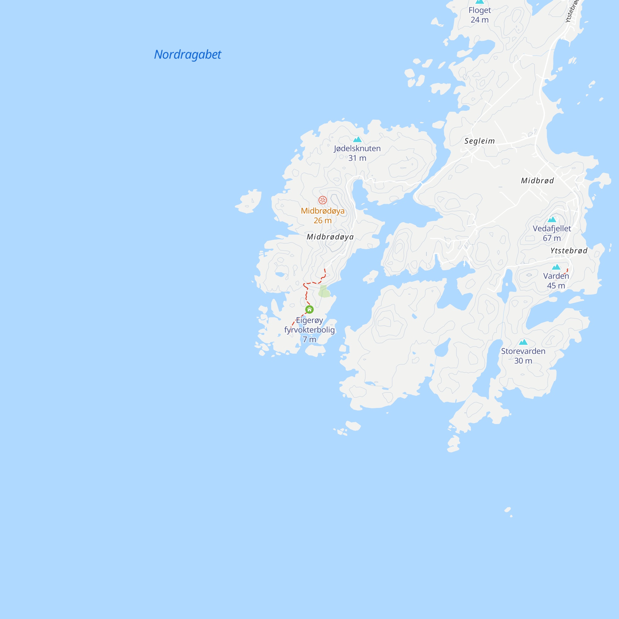 Eigerøy fyrvokterbolig map