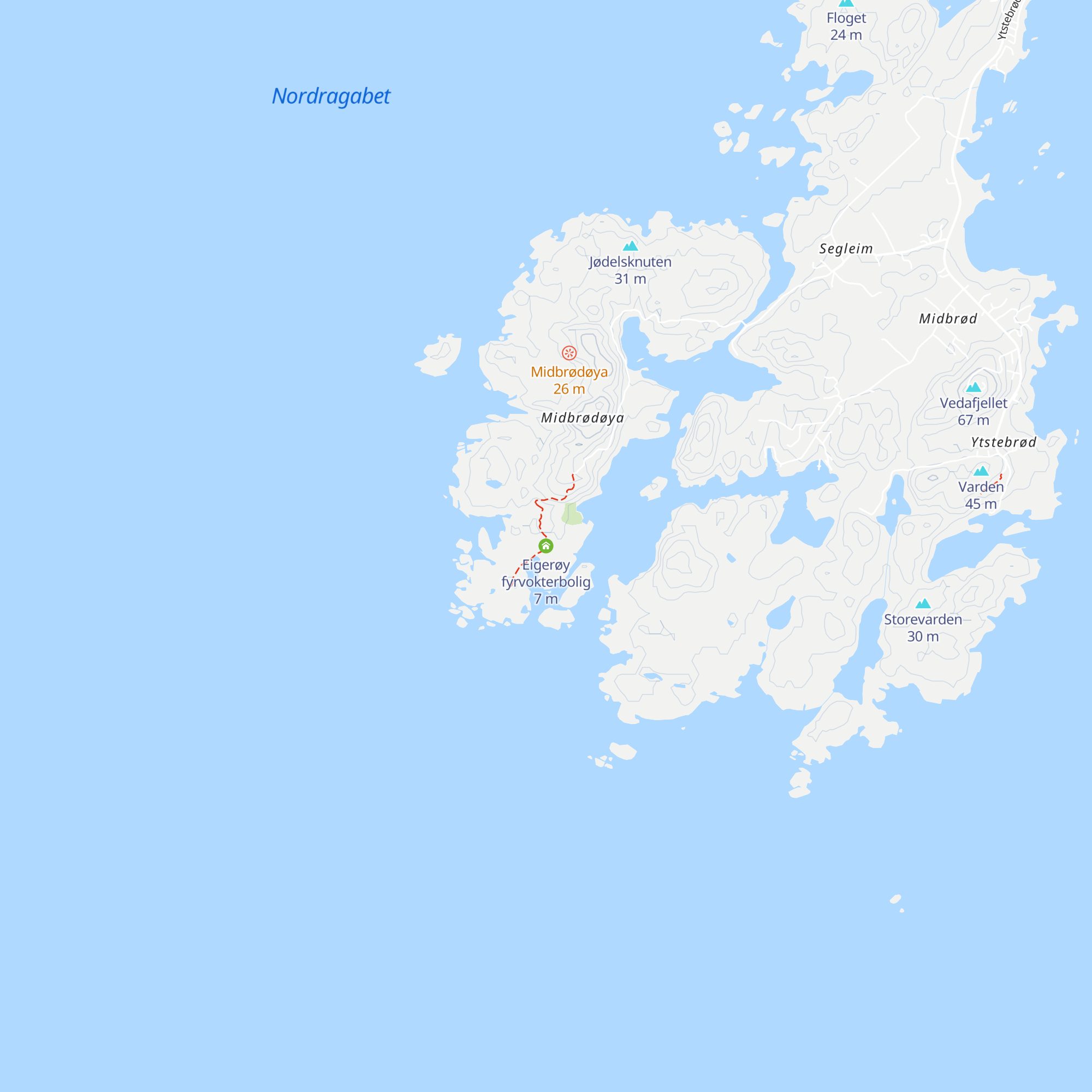 Eigerøy fyrvokterbolig map