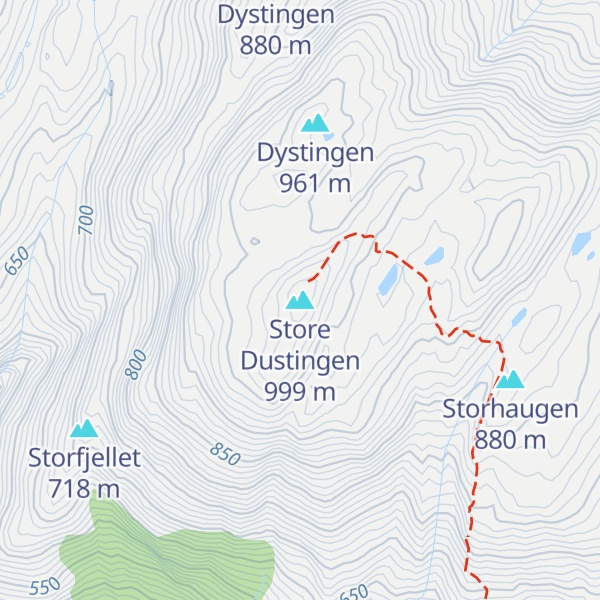 Map of Store Dustingen