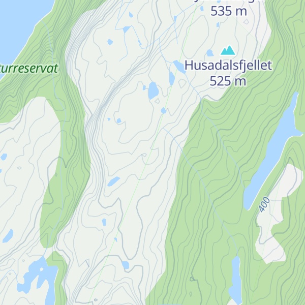 Map of Olderskorsfjellet