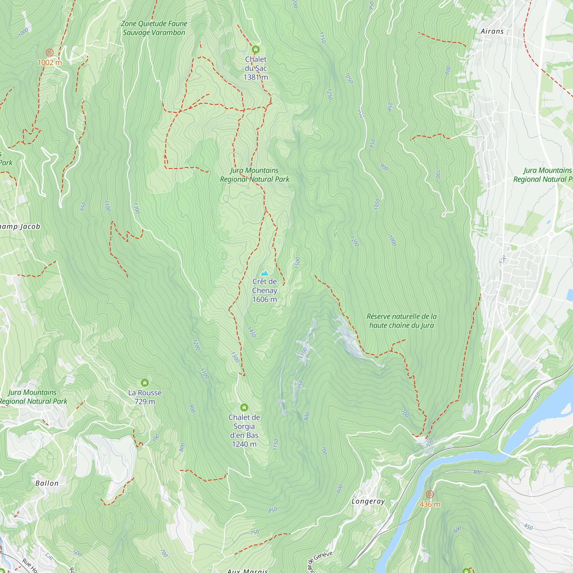 Niche du chien map
