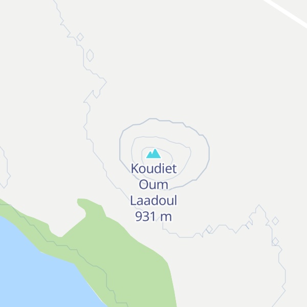 Map of Koudiet Oum Laadoul