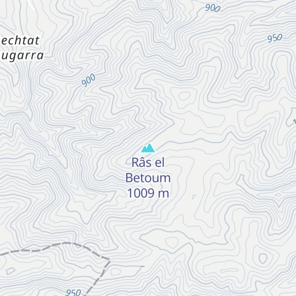 Map of Râs el Betoum