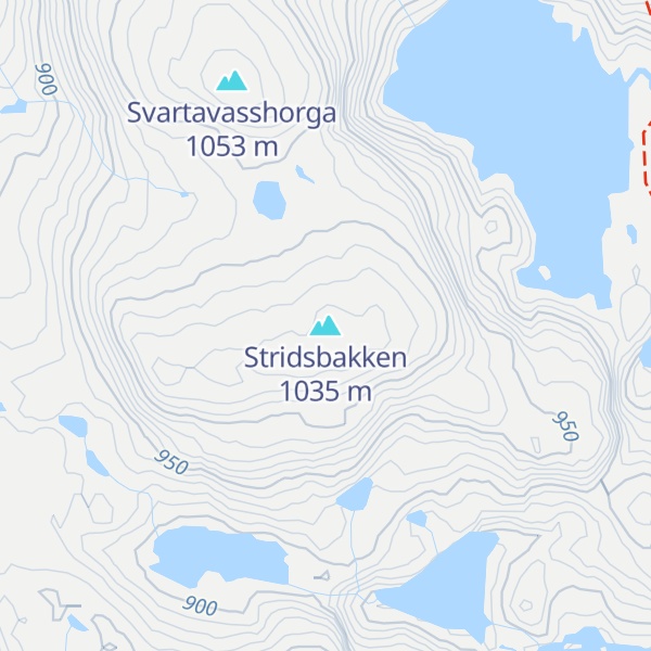 Map of Stridsbakken