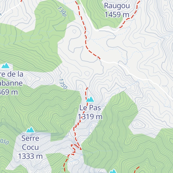 Map of Gîte d'étape des Oustaus