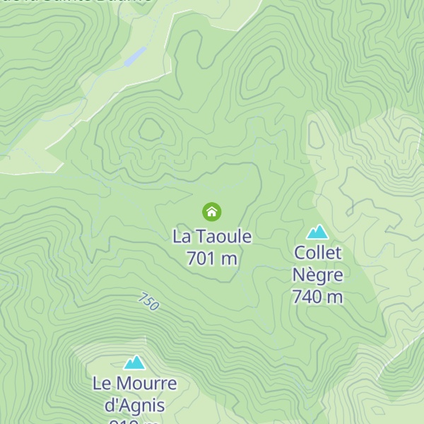 Map of La Taoule