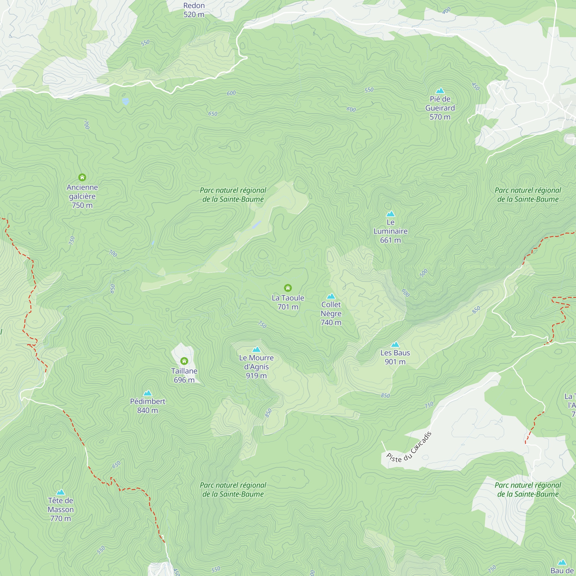 La Taoule map