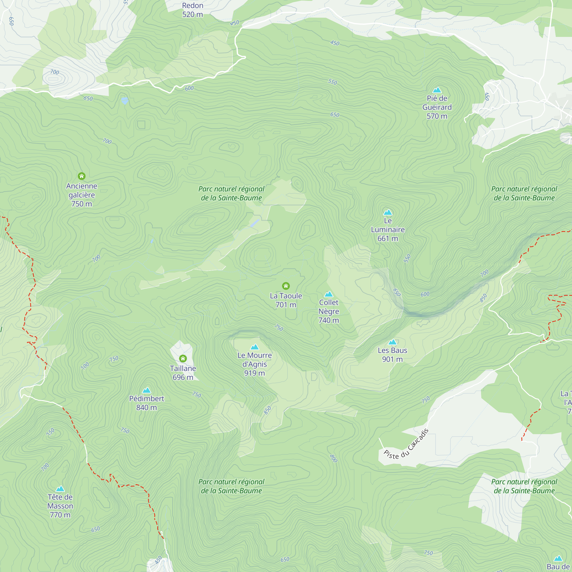 La Taoule map