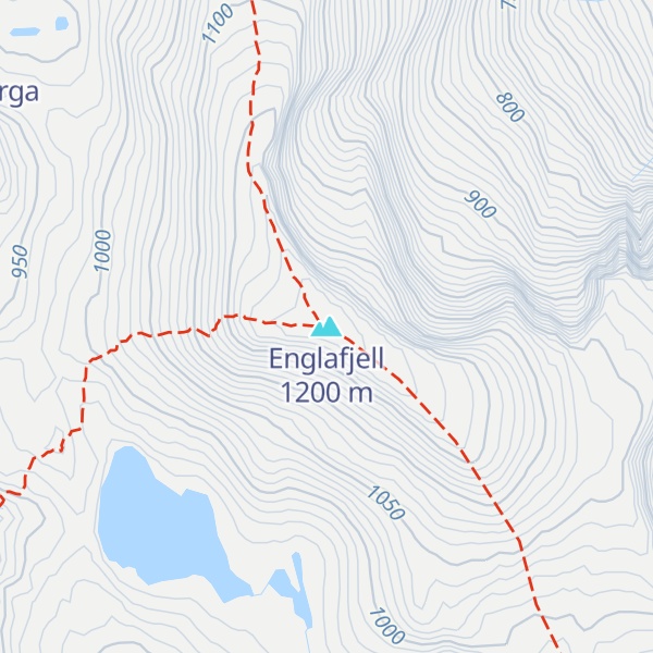 Map of Englafjell