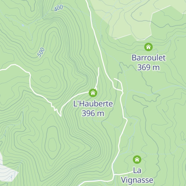 Map of L'Hauberte