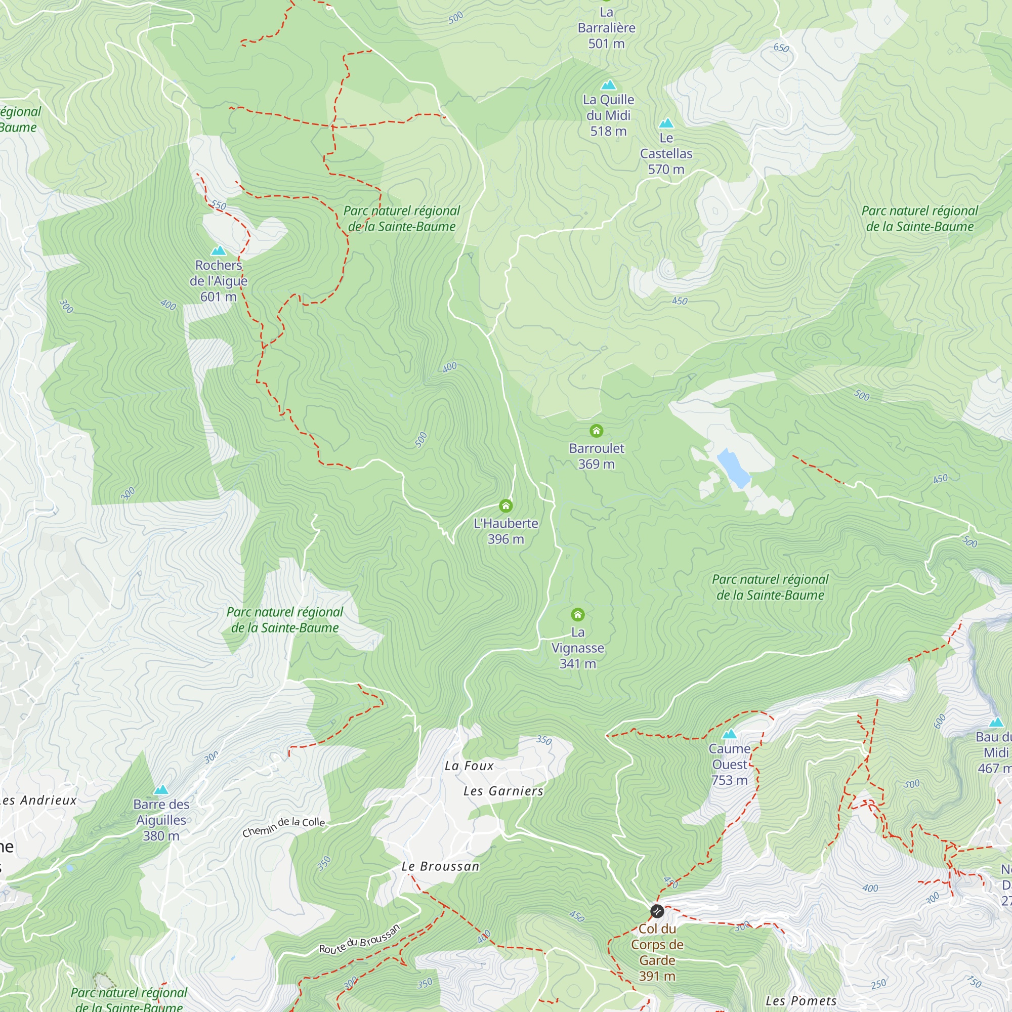 L'Hauberte map