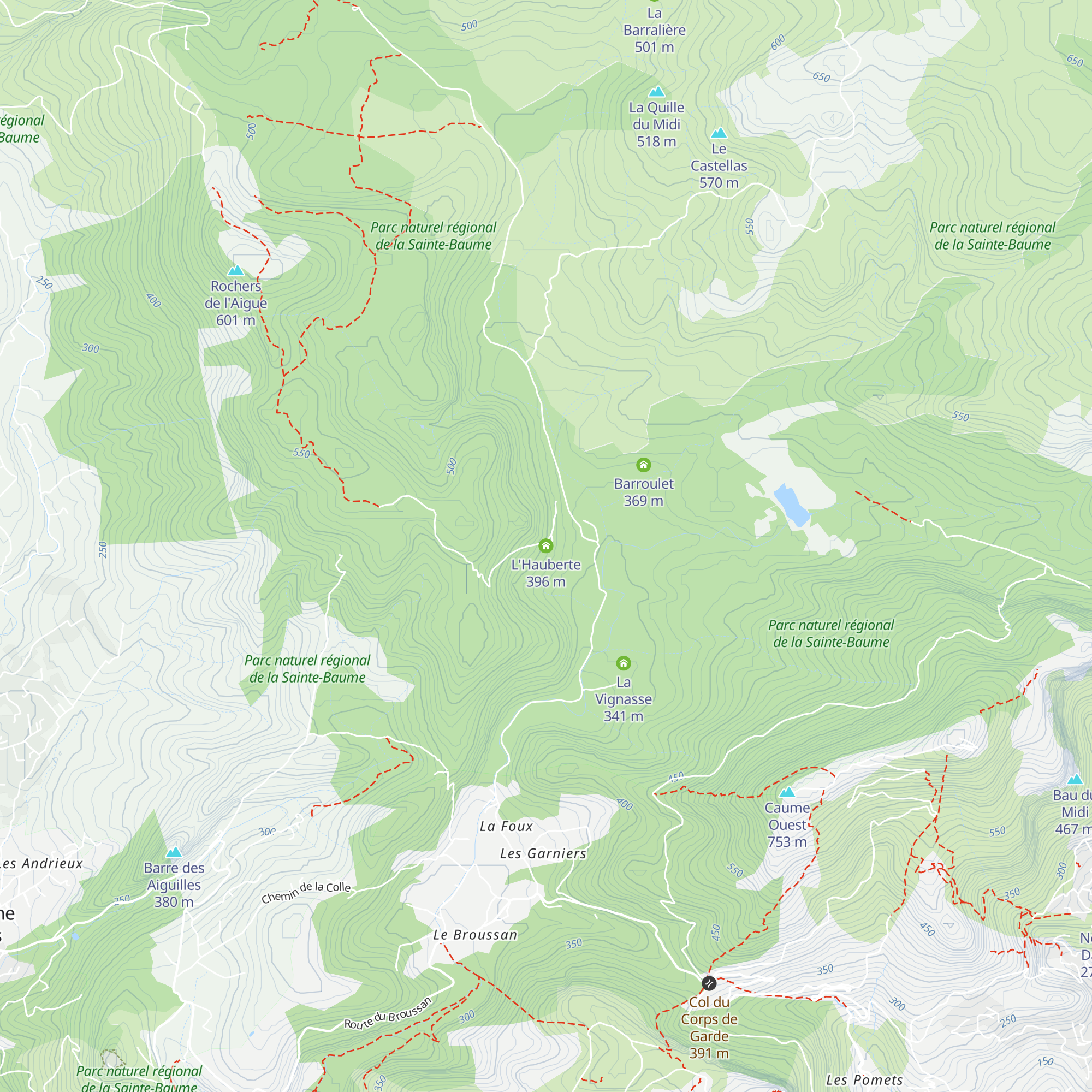 L'Hauberte map