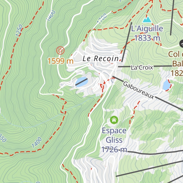 Map of Le Vernon
