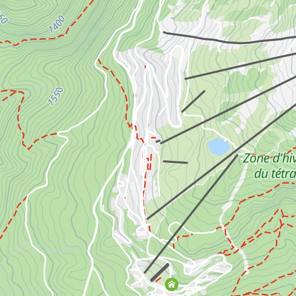 Map of La Cheminée