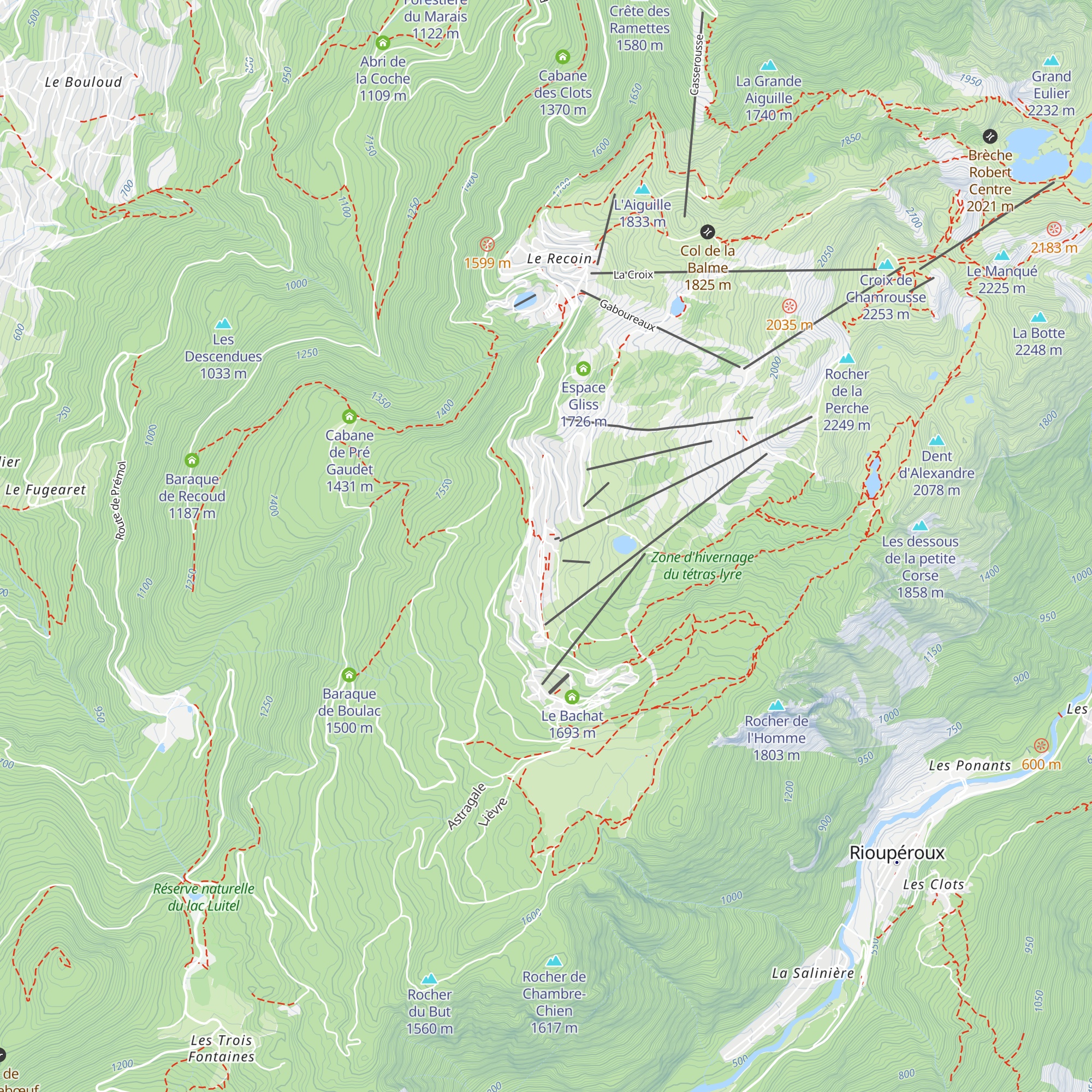 La Cheminée map