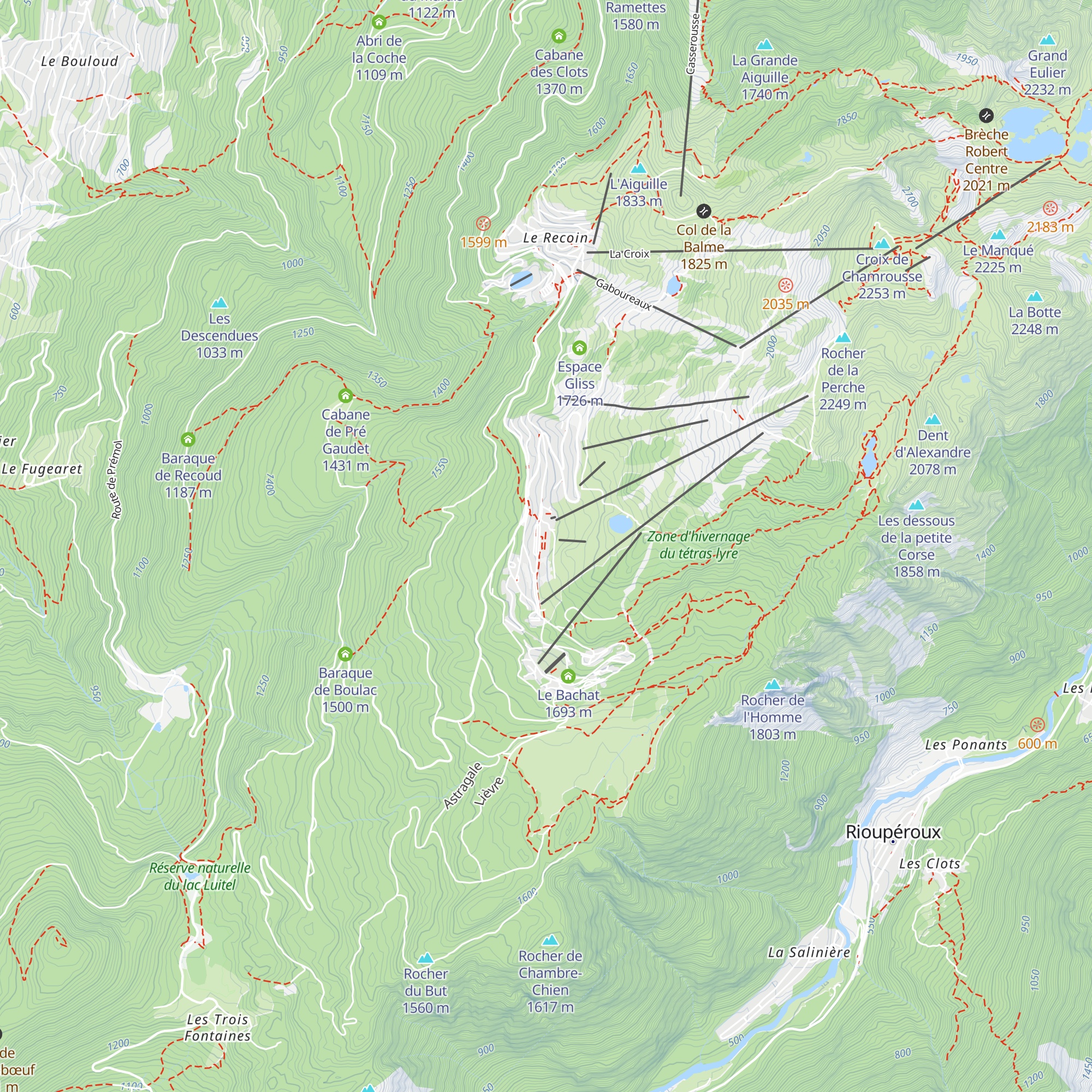 La Taverne de l'Ours map