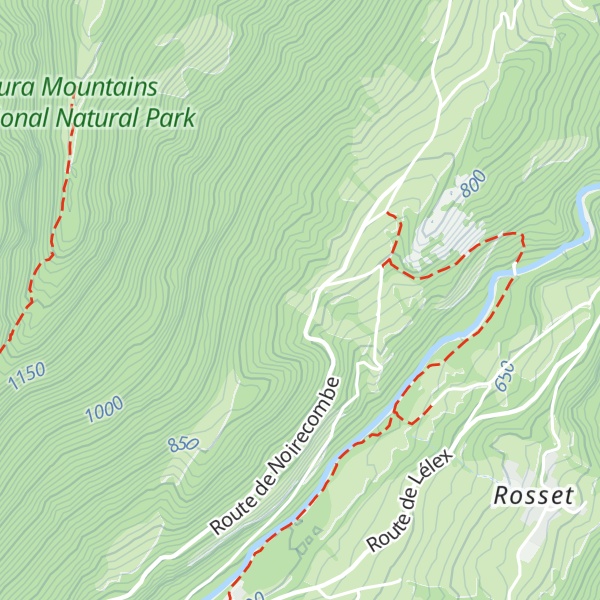 Map of Gîte Le Tilleret