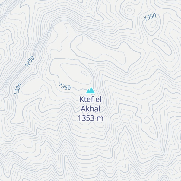 Map of Ktef el Akhal