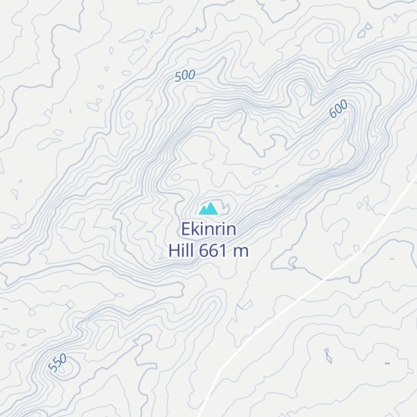 Map of Ekinrin Hill