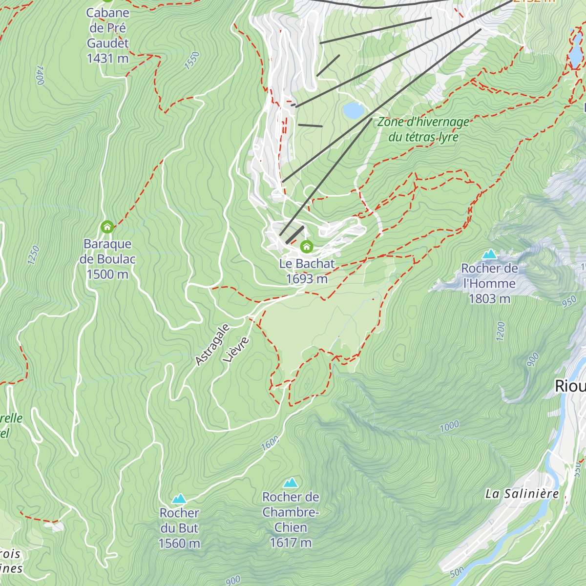 La Salinière map