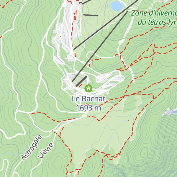 Map of Le Bachat