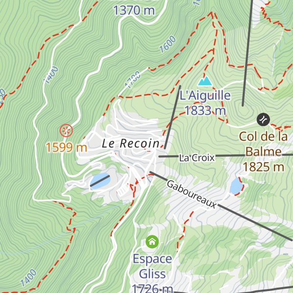 Map of Les Gaboureaux
