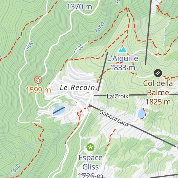 Map of L'Écureuil