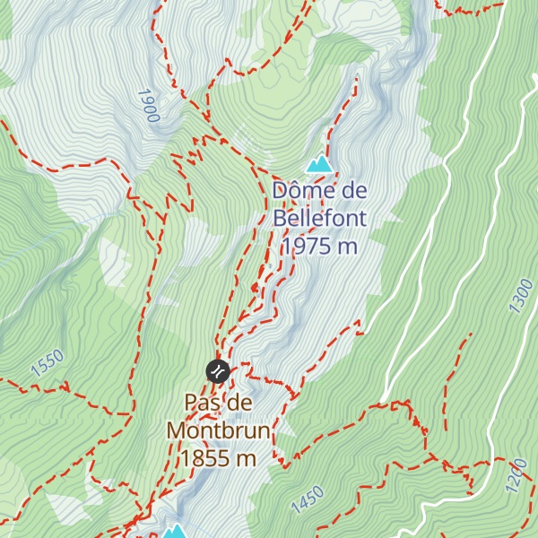 Map of Piton de Bellefont
