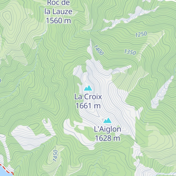 Map of La Croix