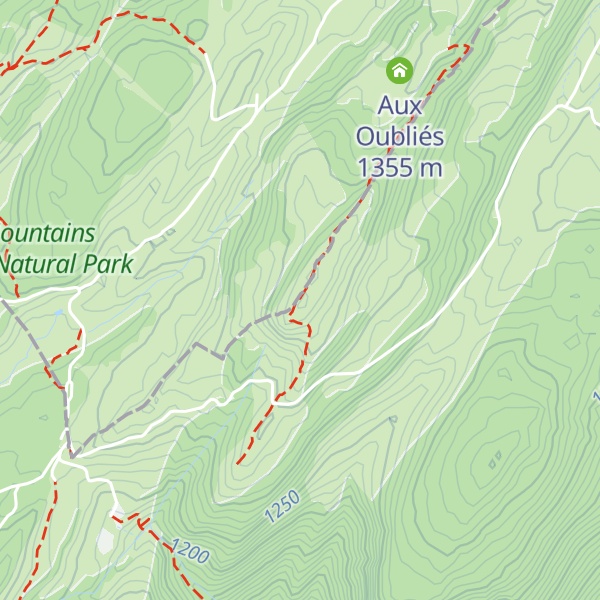 Map of Crêt au Merle
