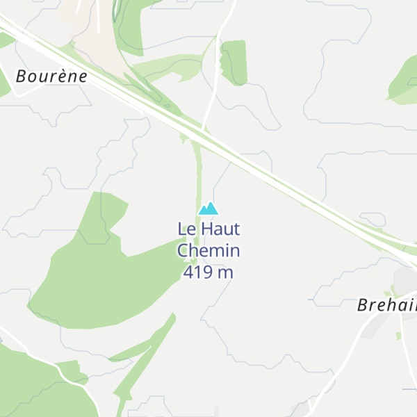 Map of Le Haut Chemin
