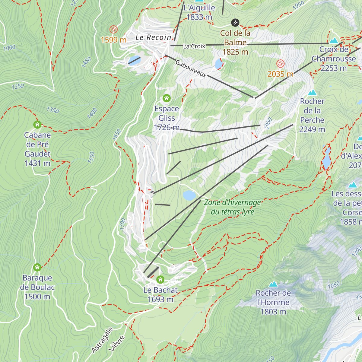 Le Malamute map