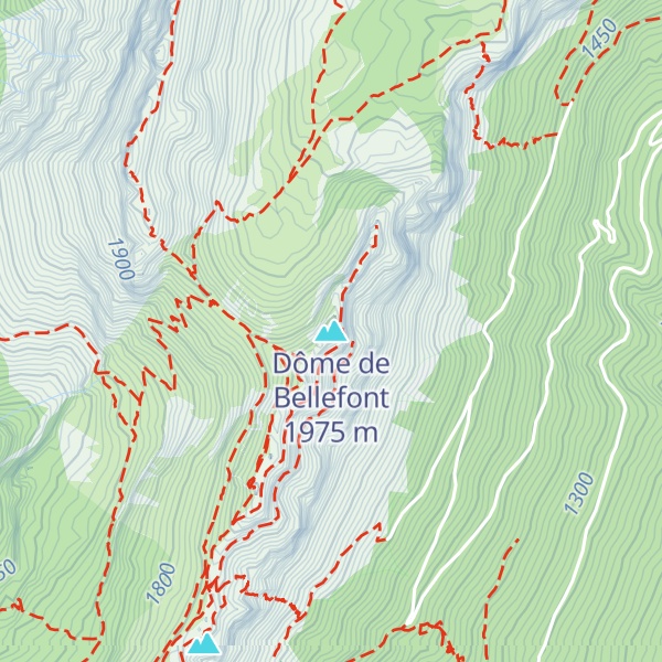 Map of Dôme de Bellefont