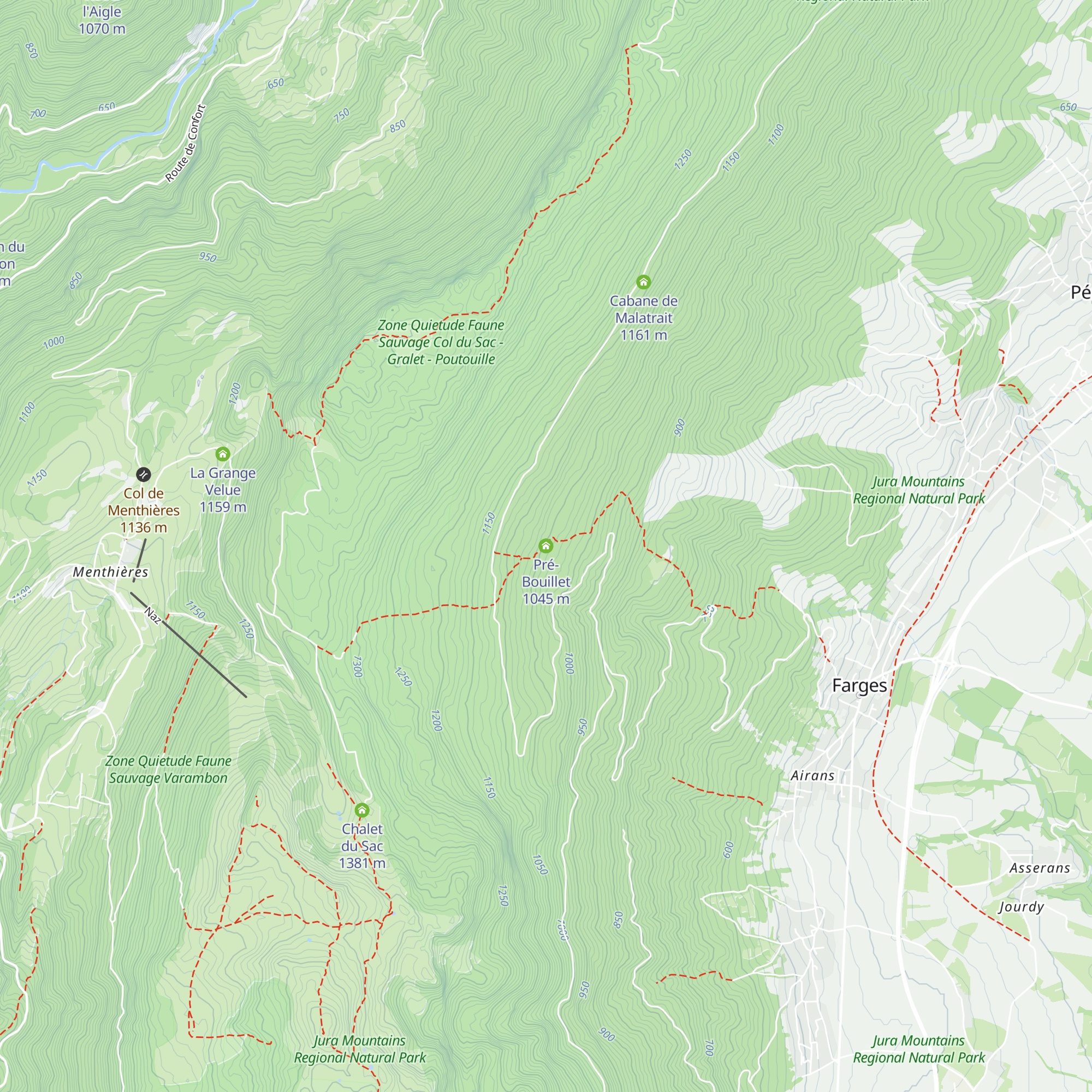 Pré-Bouillet map